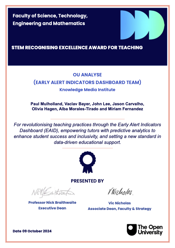 STEM RECOGNISING EXCELLENCE AWARDS 2024